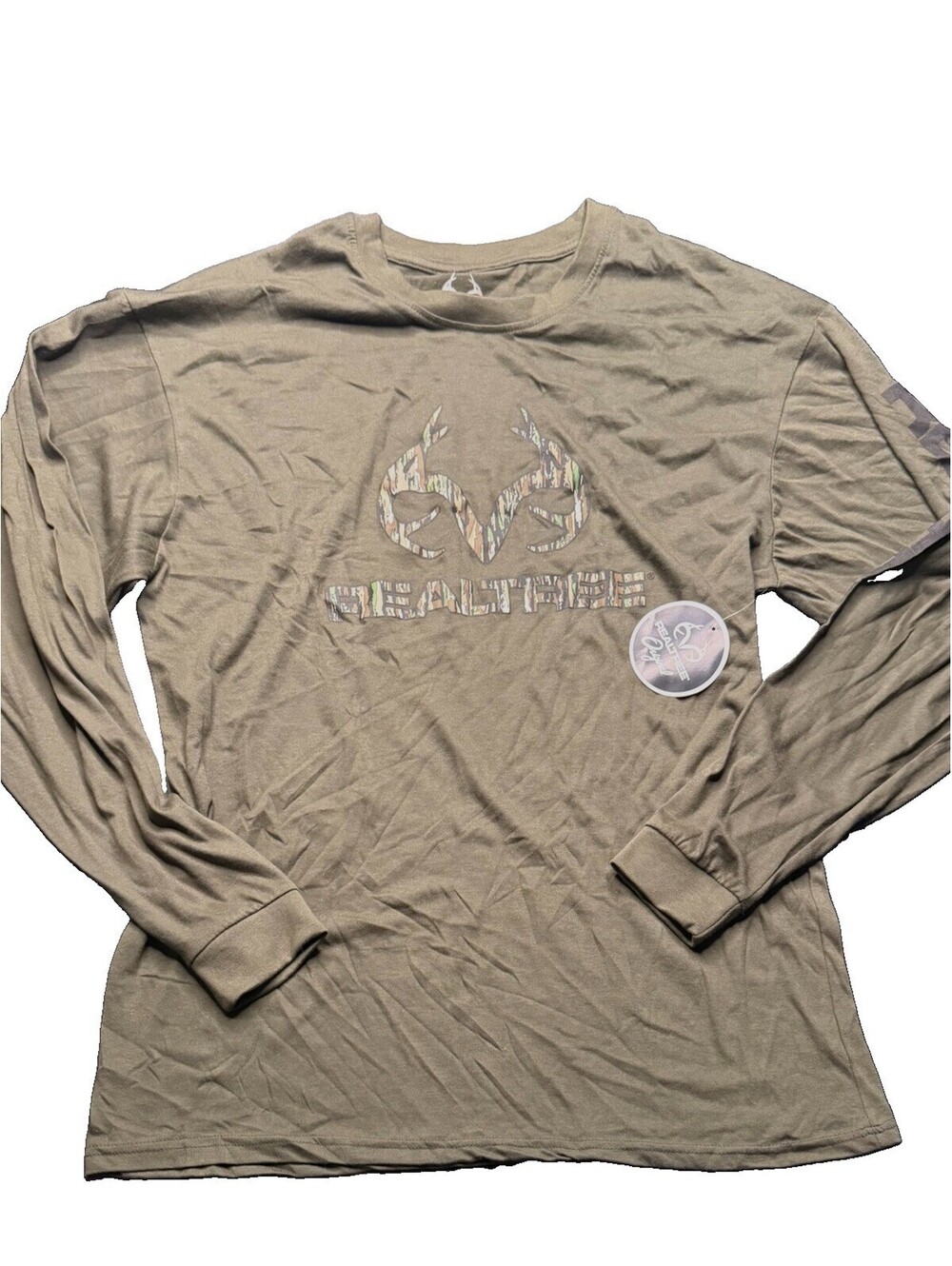 Realtree Long Sleeve T Shirt Size 2XLT NWT Antlers Logo
